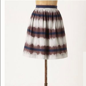 Anthropologie inkwell tie dye skirt